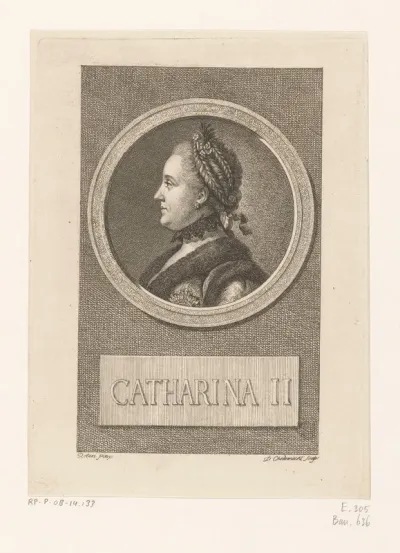 Portret van Catharina de Grote