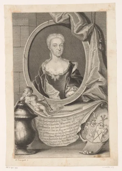 Portret van Catharina Elisabeth Charlotte Wurm