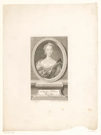 Portret van Catharina Helena Doerrien