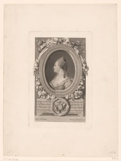 Portret van Catharina II van Rusland