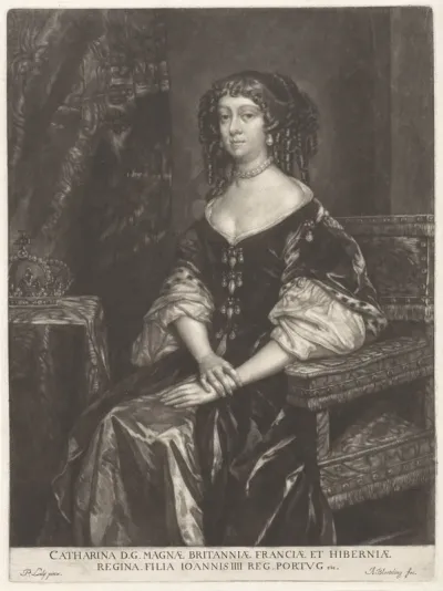 Portret van Catharina, koningin van Engeland