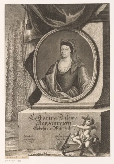 Portret van Catharina Salome Troppaneger