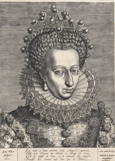Portret van Catharina van Bourbon