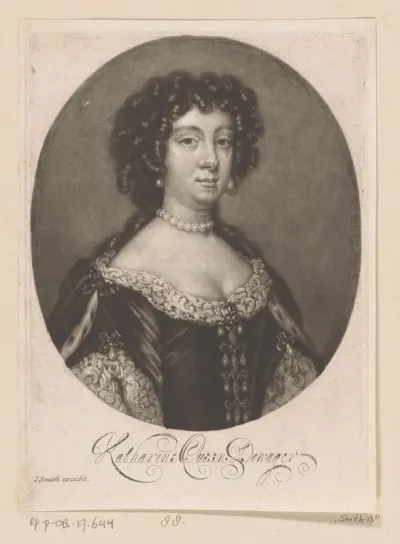 Portret van Catharina van Bragança