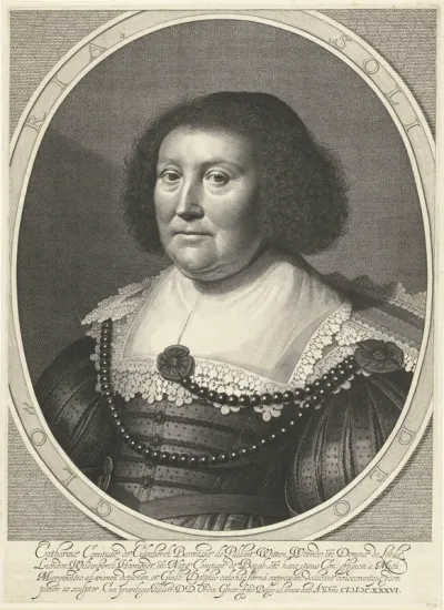 Portret van Catharina van den Bergh, gravin van Pallandt