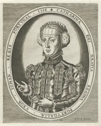 Portret van Catharina van Habsburg