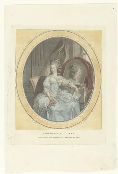 Portret van Catharine Rosalie Gérard