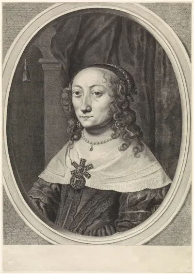 Portret van Catherina Charlotta, paltsgravin van Palts-Neuburg