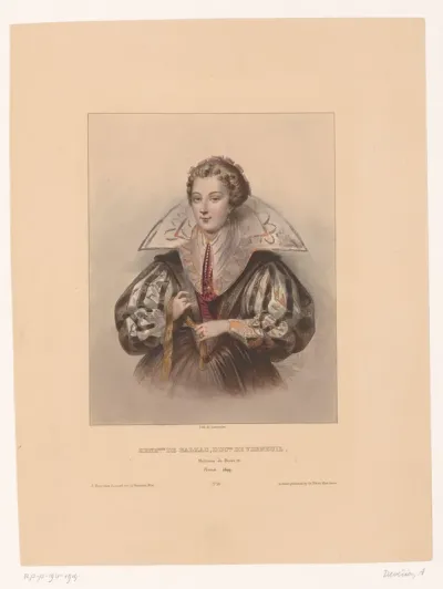 Portret van Catherine Henriette de Balzac d'Entragues