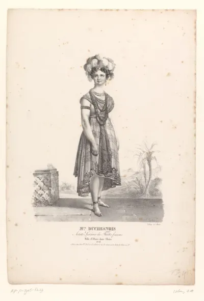 Portret van Catherine-Joséphine Duchesnois als Alzire in de tragedie Alzire