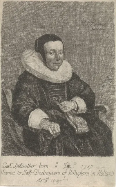 Portret van Catherine Lethieullier