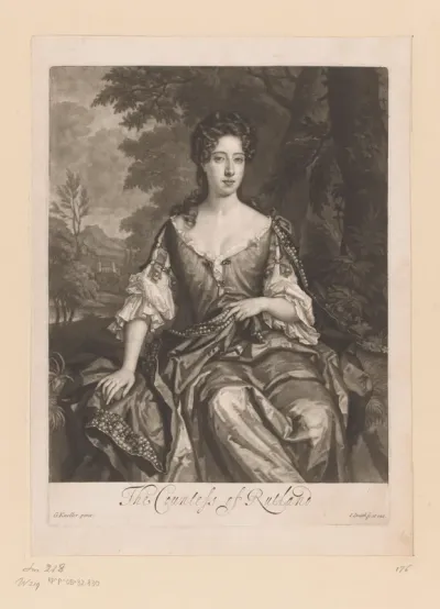 Portret van Catherine Manners