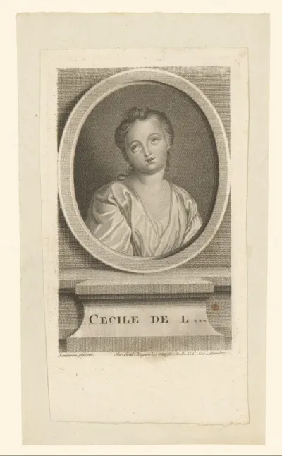 Portret van Cecile de L.
