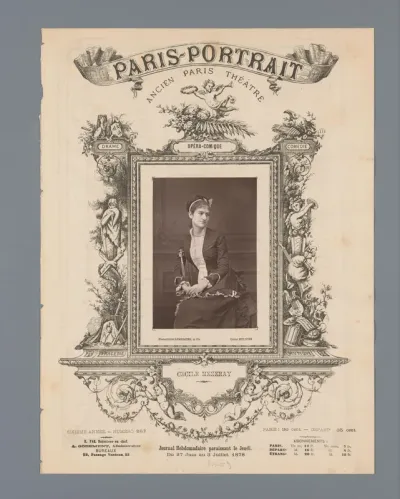 Portret van Cecile Mezeray