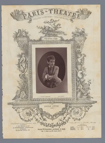 Portret van Cecile Ritter