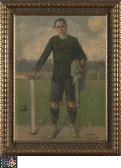Portret van Cerclespeler Louis Saeys