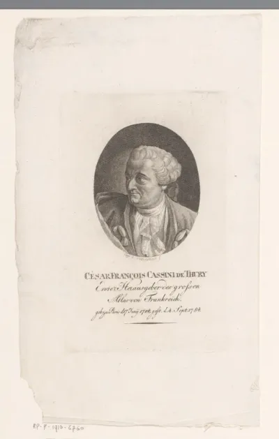 Portret van César-François Cassini