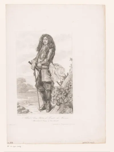 Portret van César Phoebus d'Albret, graaf van Miossens
