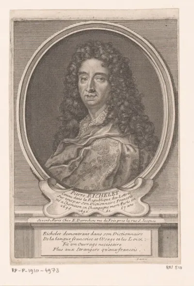 Portret van César-Pierre Richelet