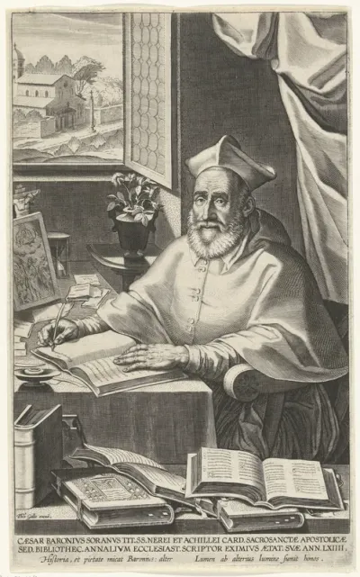 Portret van Cesare Baronio