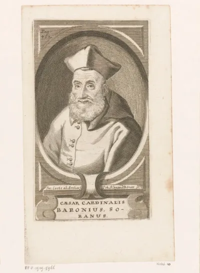 Portret van Cesare Baronio