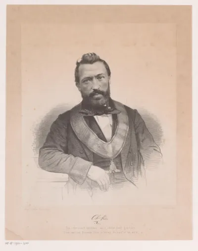 Portret van Ch. Fles