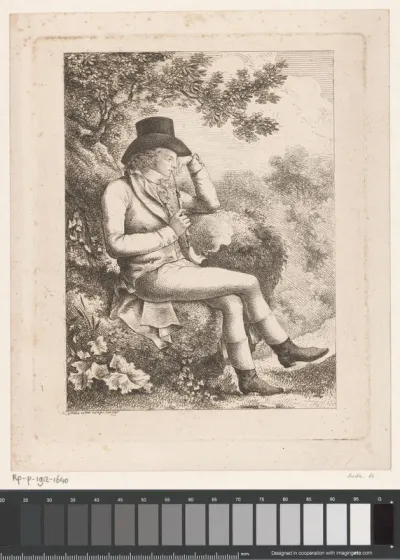 Portret van Ch. Gottl. Jac. Carl Fürer