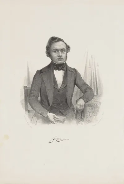 Portret van Ch. Opzoomer
