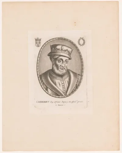 Portret van Charibert I