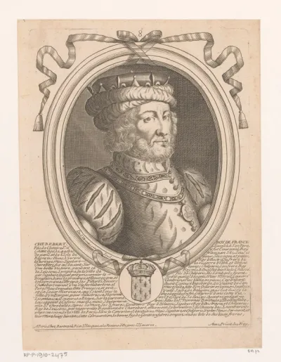 Portret van Charibert I