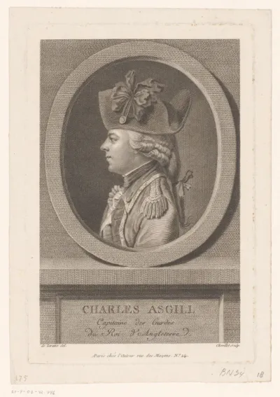 Portret van Charles Asgill