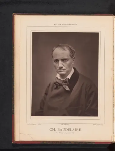 Portret van Charles Baudelaire
