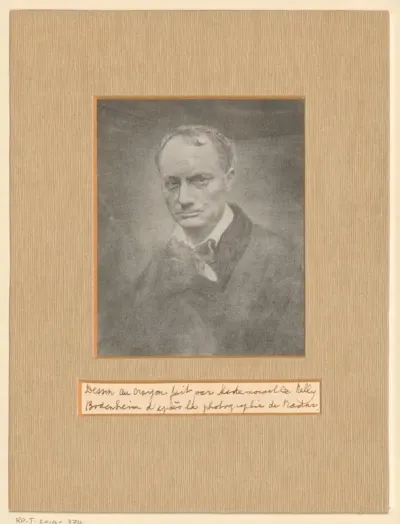 Portret van Charles Baudelaire