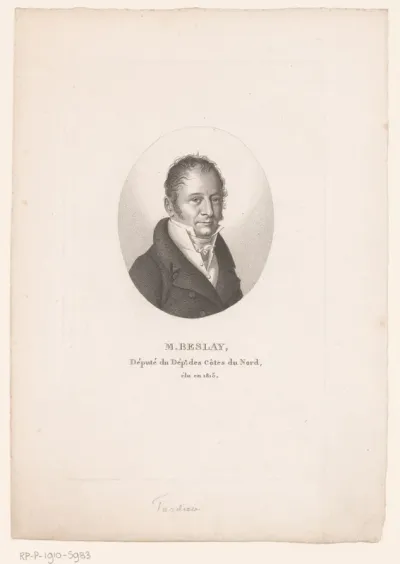 Portret van Charles Bernardin Beslay
