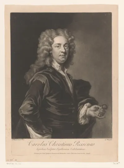 Portret van Charles Christian Reisen