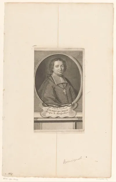 Portret van Charles Colbert de Croissy, bisschop van Montpellier