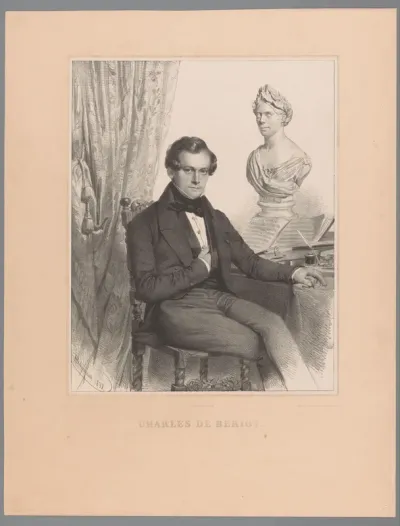 Portret van Charles de Beriot