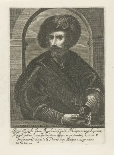 Portret van Charles de Bourbon