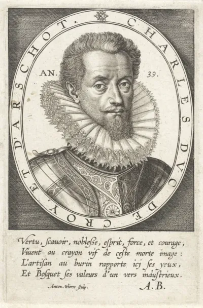 Portret van Charles de Croy, vierde hertog van Aarschot, op 39-jarige leeftijd