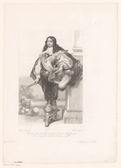 Portret van Charles de la Porte