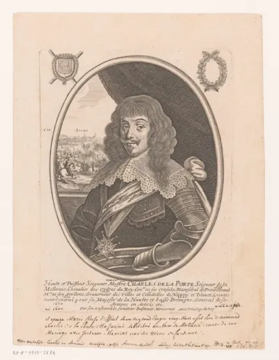 Portret van Charles de La Porte