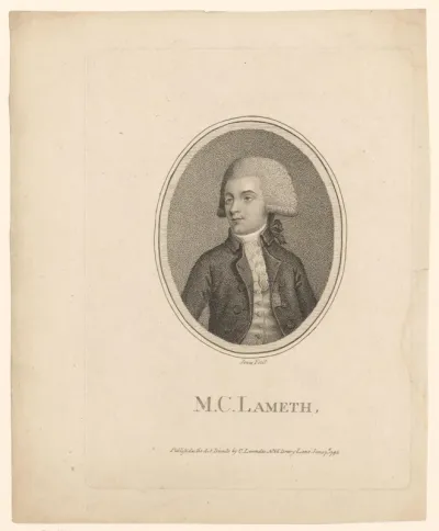 Portret van Charles de Lameth