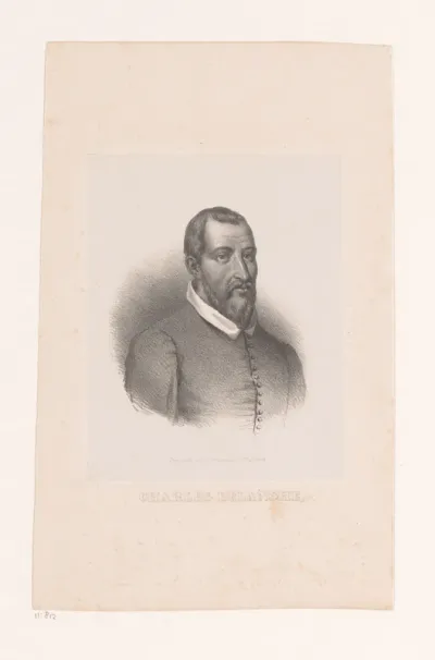 Portret van Charles de Langhe