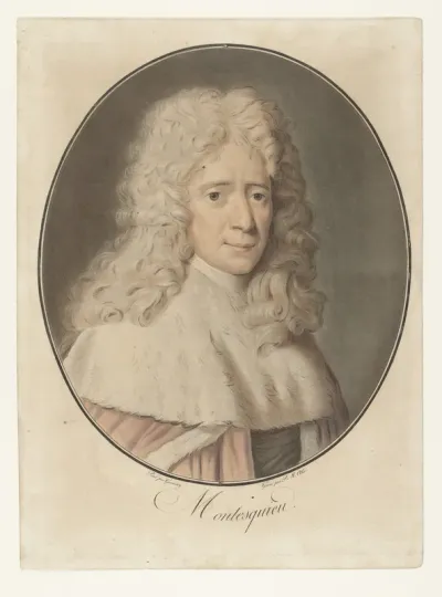 Portret van Charles de Montesquieu