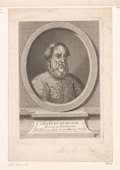 Portret van Charles Dumoulin