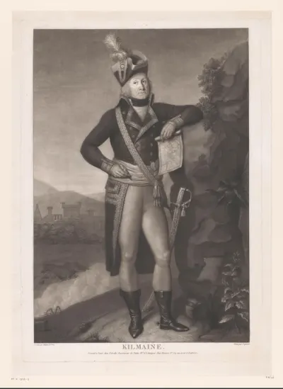 Portret van Charles Edward Jennings de Kilmaine