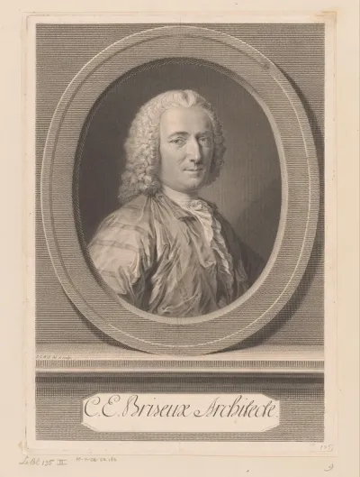 Portret van Charles Étienne Briseux