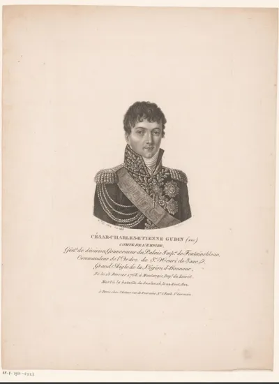 Portret van Charles-Étienne Gudin de La Sablonnière