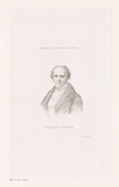 Portret van Charles Fourier