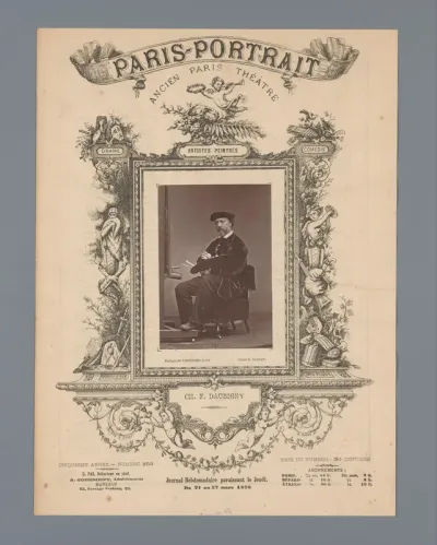 Portret van Charles-François Daubigny